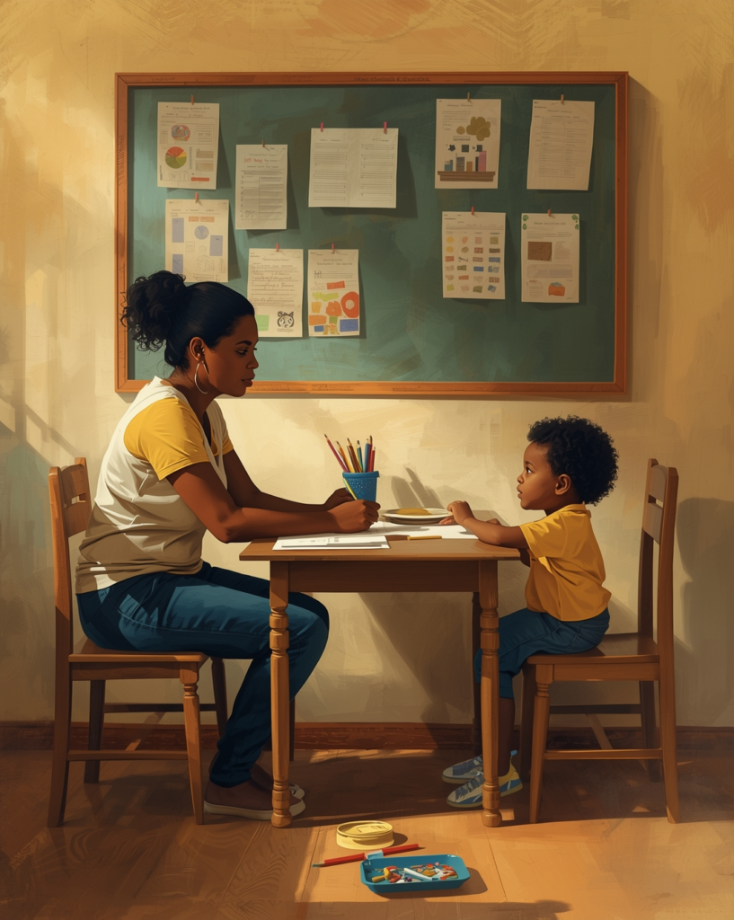 Parent learning goals for a child with autism in a school setting